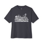Chessboard Animal Oversize  Boxy Tee